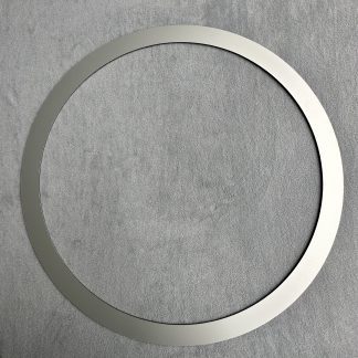 Tapas juntas circulares de aluminio compuesto silver